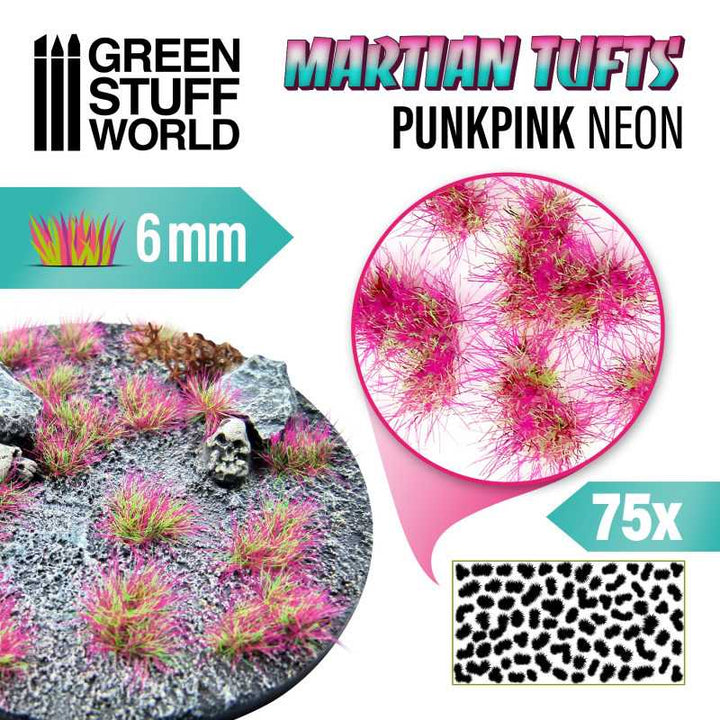 Martian Fluor Tufts - PUNKPINK NEON (Green Stuff World)