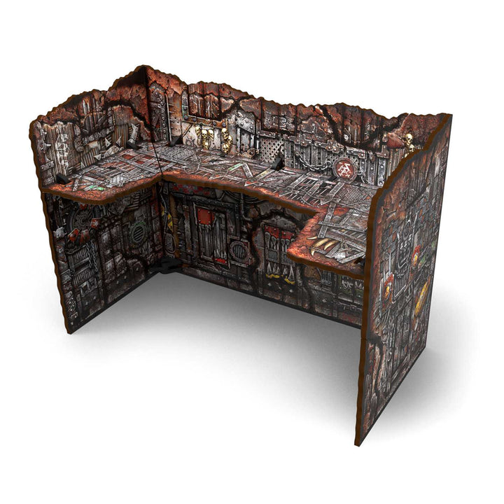 Matched Play Pre-Painted Foldable U-shaped Ruin - Orks (Green Stuff World)
