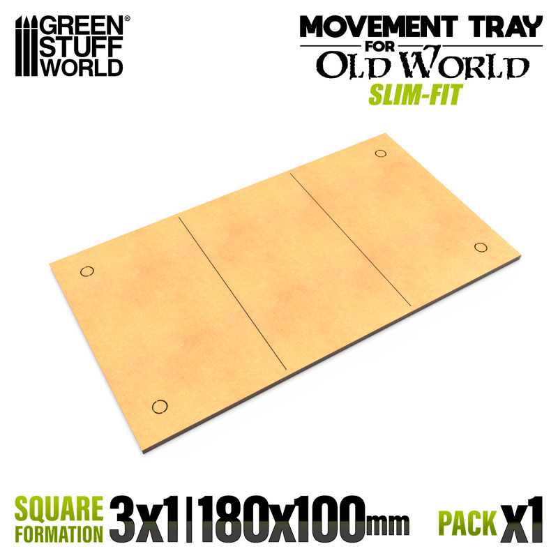 MDF Movement Trays - Slimfit 180x100mm (Green Stuff World)