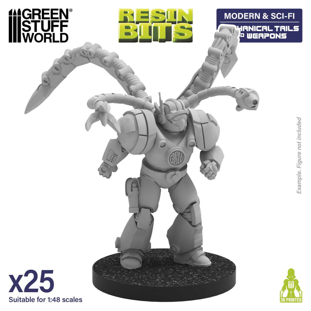 Mechanical Tails and Weapons 1:48 (Green Stuff World)