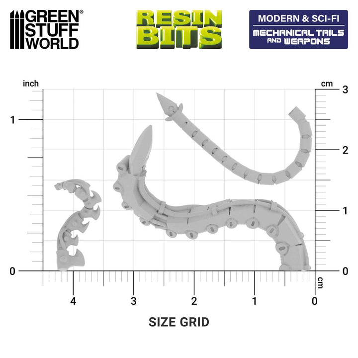 Mechanical Tails and Weapons 1:48 (Green Stuff World)