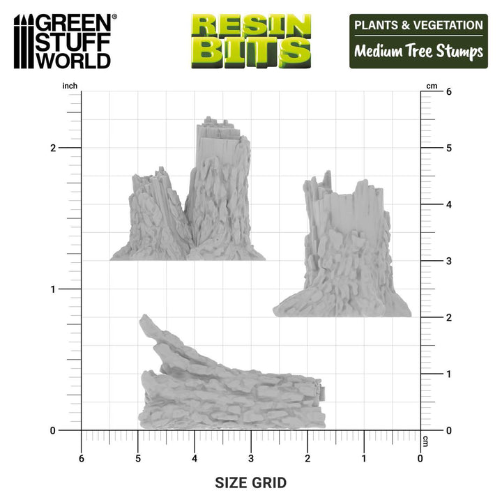 Medium Tree Stumps (Green Stuff World)