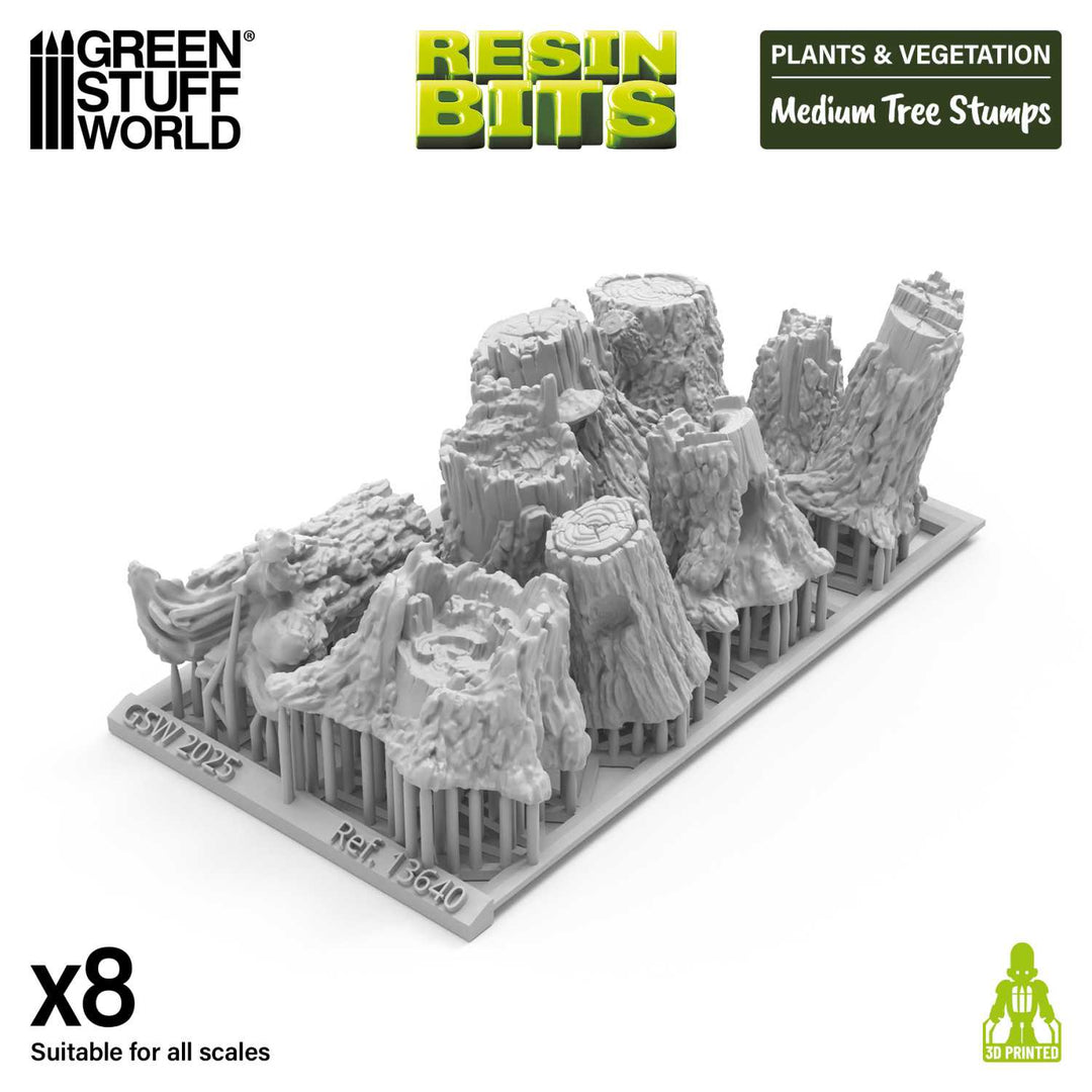 Medium Tree Stumps (Green Stuff World)