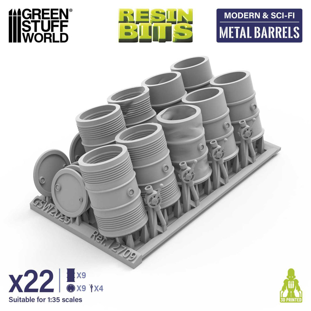Metal Barrels 1:35 (Green Stuff World)