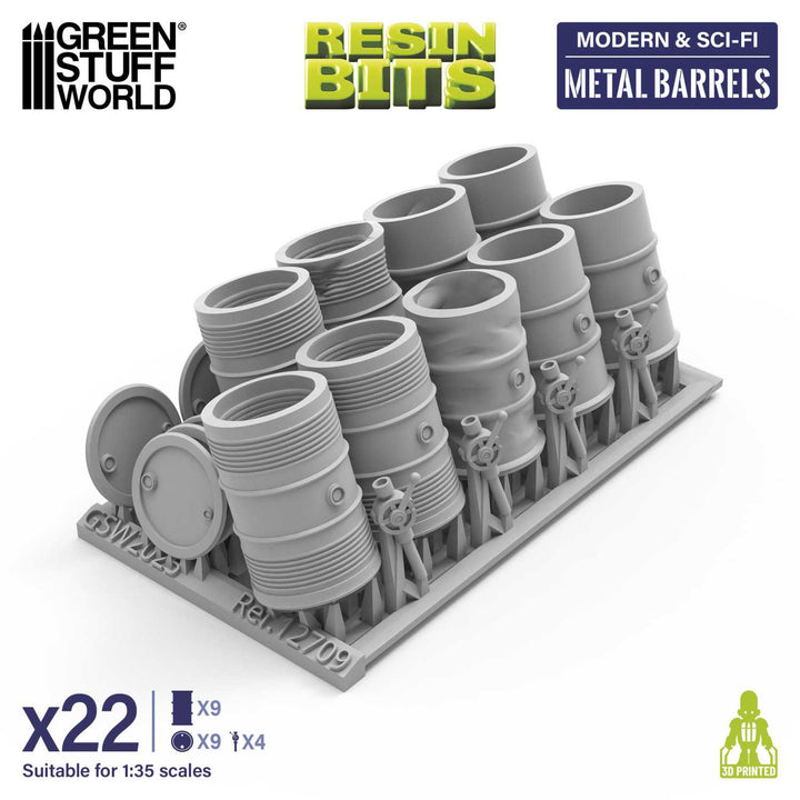 Metal Barrels 1:35 (Green Stuff World)