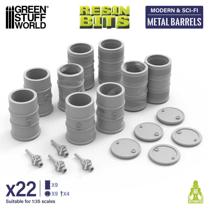 Metal Barrels 1:35 (Green Stuff World)