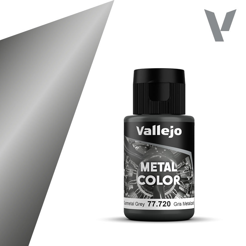 Vallejo Metal Color: Gunmetal Grey (77.720)