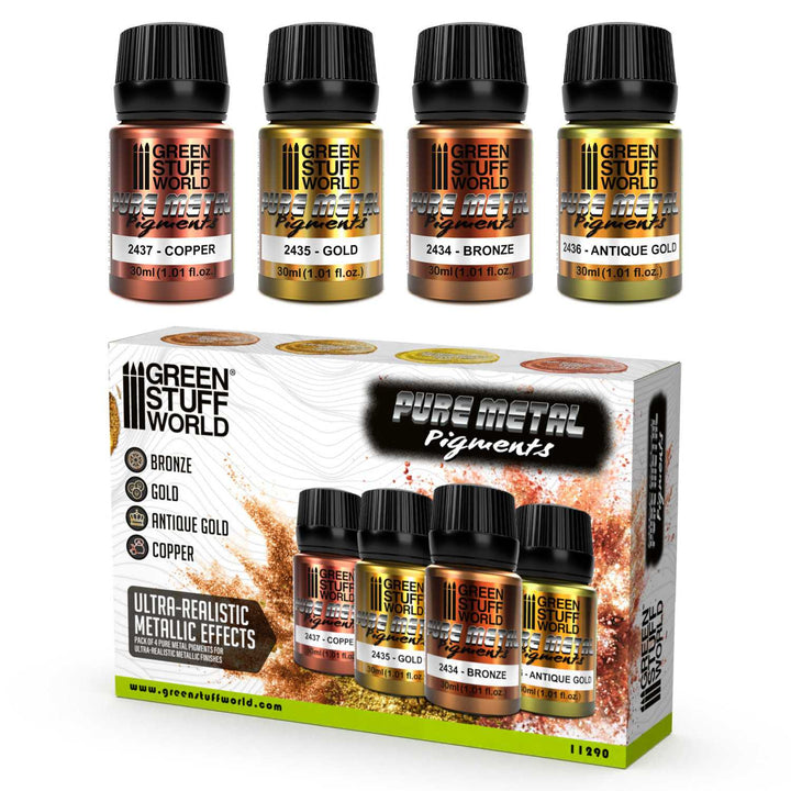 Metallic pigments Set 30ml (Green Stuff World)
