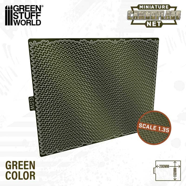 Miniature Camouflage Nets Green 1:35 (Green Stuff World)