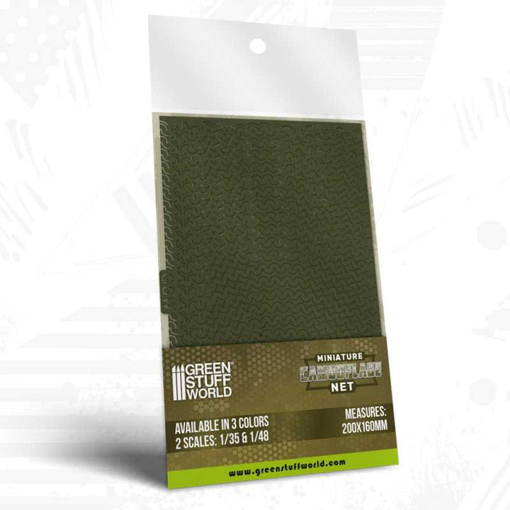 Miniature Camouflage Nets Green 1:35 (Green Stuff World)