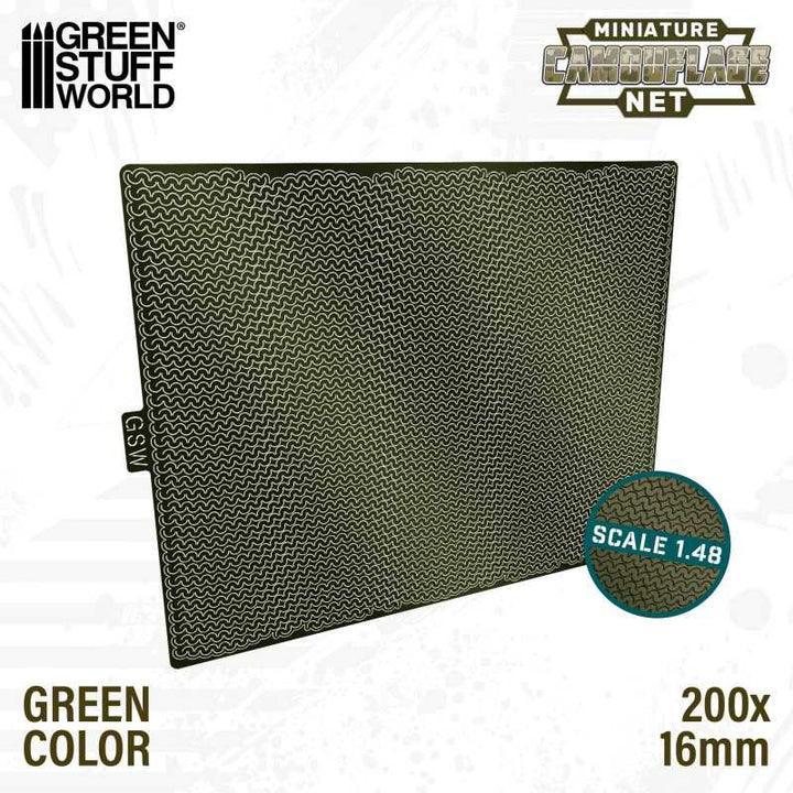 Miniature Camouflage Nets Green 1:48 (Green Stuff World)