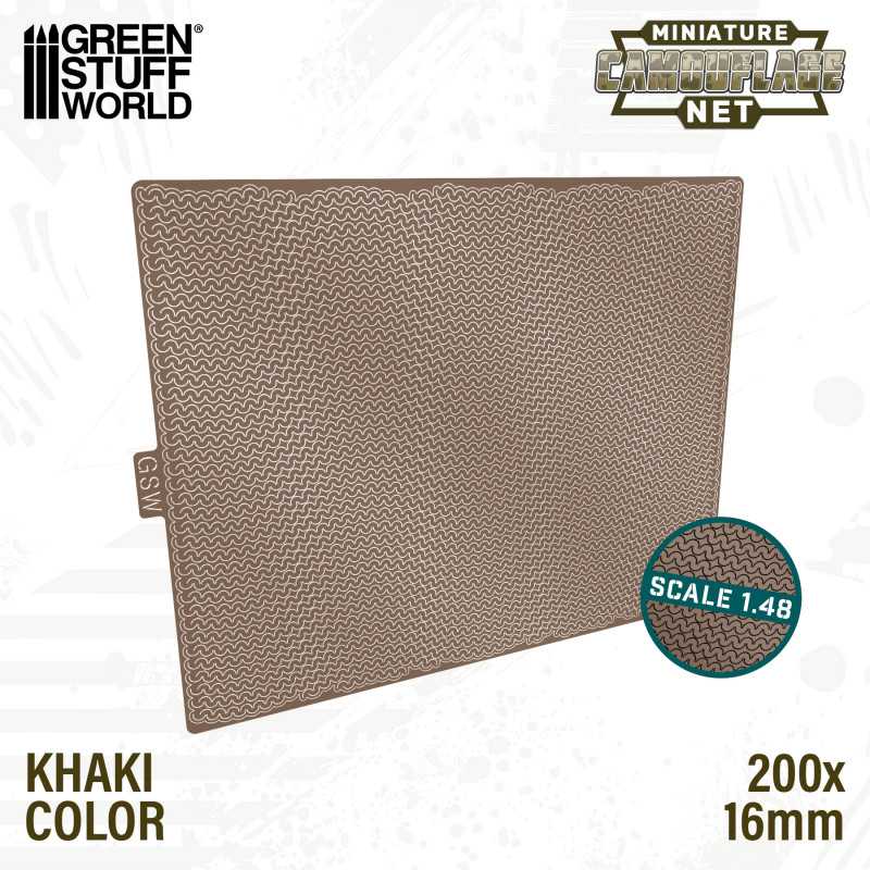 Miniature Camouflage Nets Khaki 1:48 (Green Stuff World)
