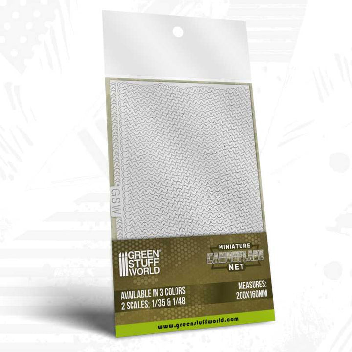 Miniature Camouflage Nets White 1:48 (Green Stuff World)