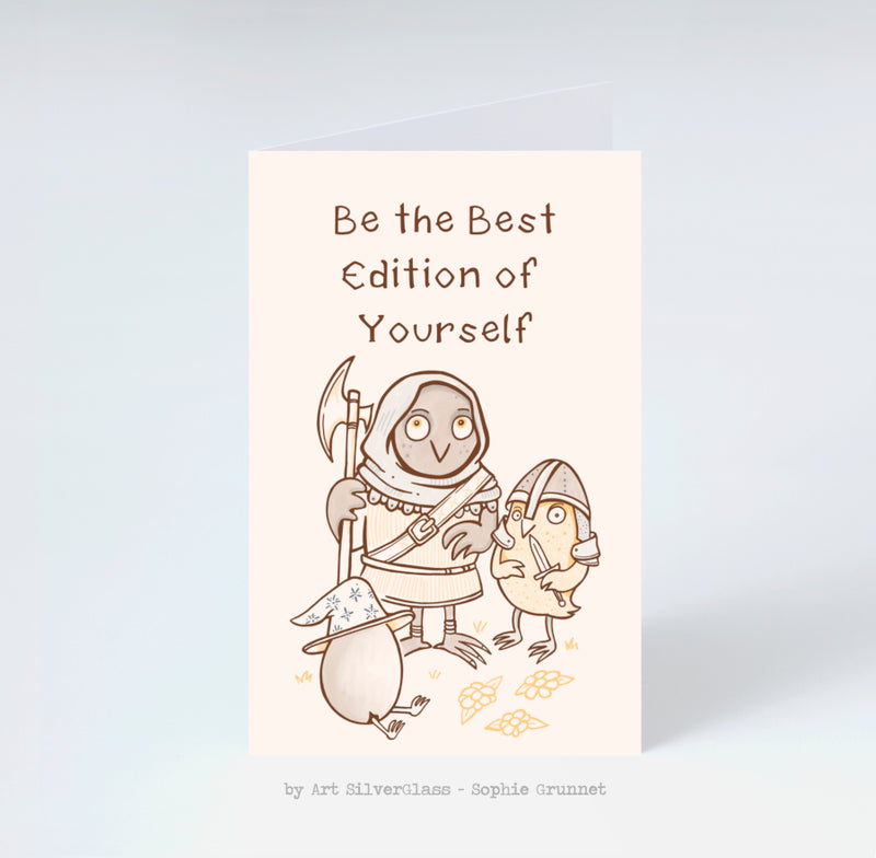Greeting Card: Be the Best Edition of Yourself
