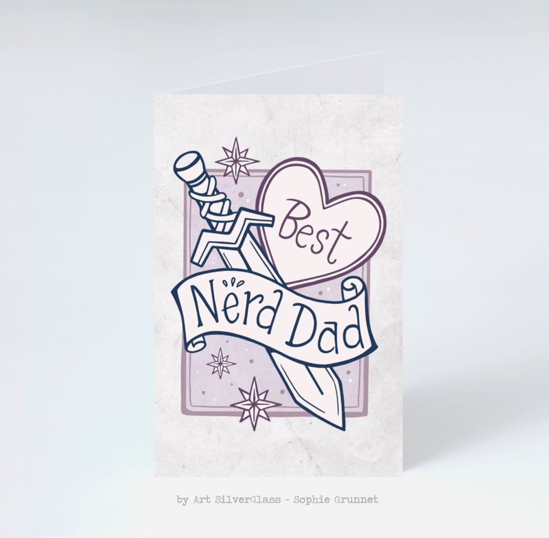 Greeting Card: Best Nerd Dad