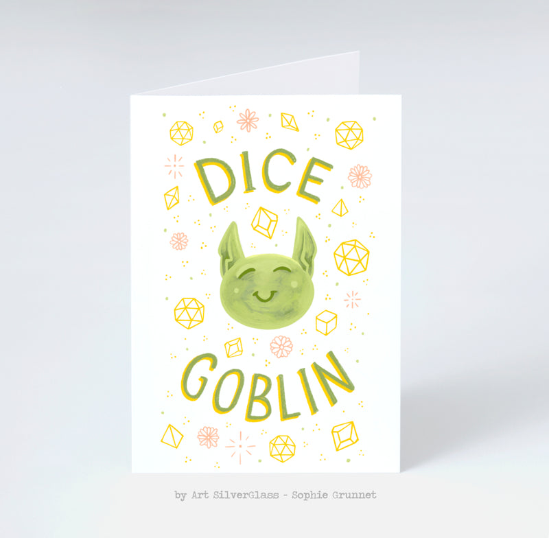 Greeting Card: Dice Goblin
