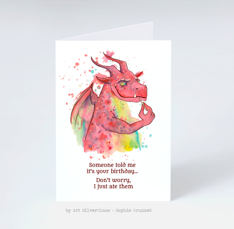 Greeting Card: Someone told me it&
