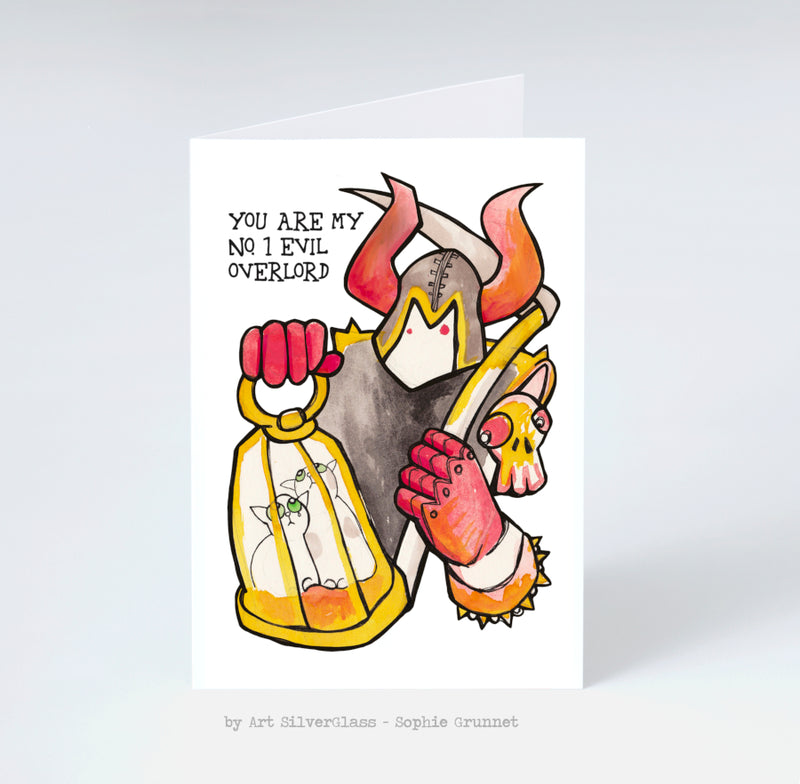 Greeting Card: You are my no.1 evil overlord