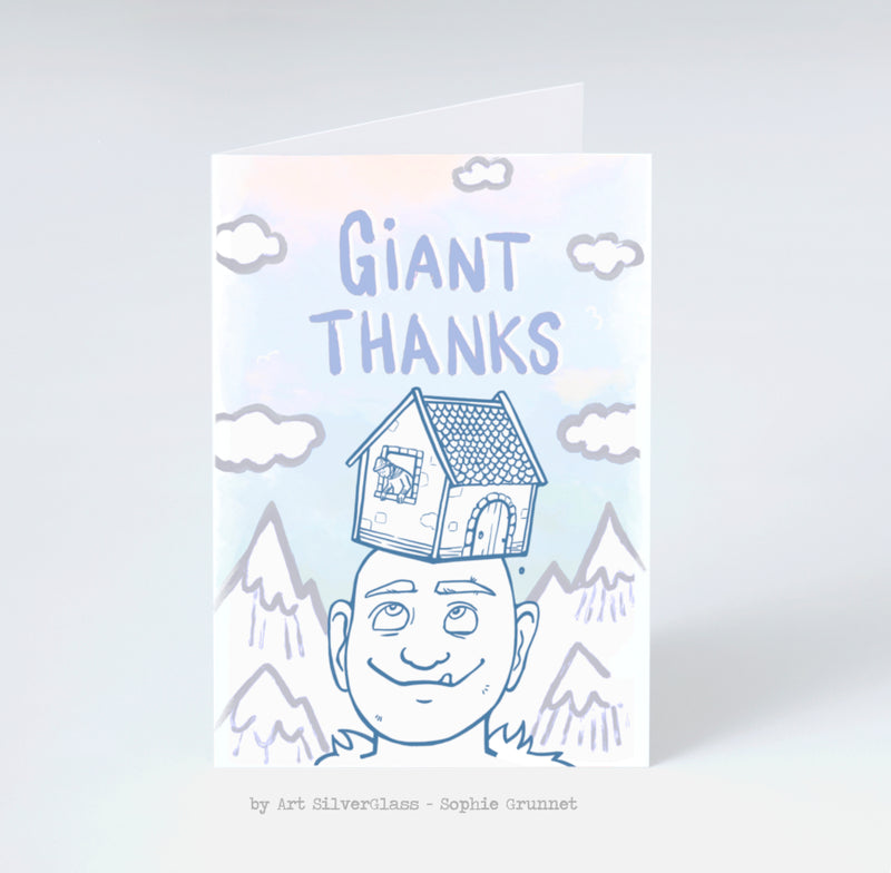 Greeting Card: Giant Thanks