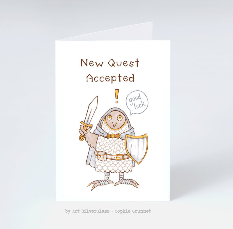 Greeting Card: New Quest Accepted