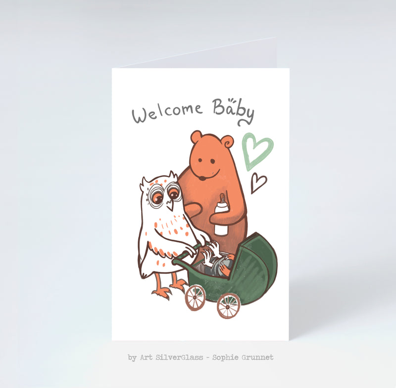 Greeting Card: Welcome Baby