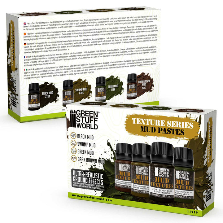 Mud textures set 30ml (Green Stuff World)