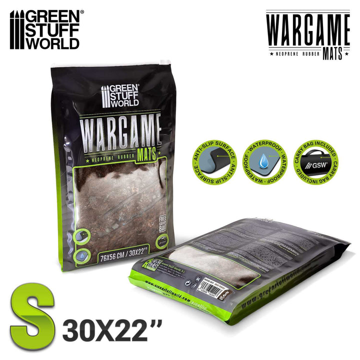 Neoprene Mat 22x30" Dread Trenches (56x76cm) (Green Stuff World)