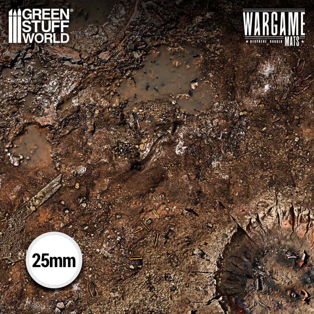 Neoprene Mat 22x30" Dread Trenches (56x76cm) (Green Stuff World)