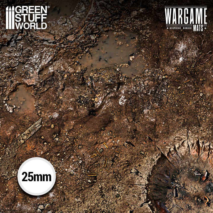 Neoprene Mat 22x30" Dread Trenches (56x76cm) (Green Stuff World)