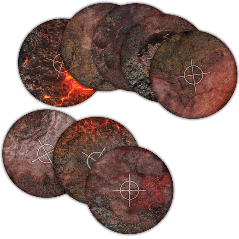 TerrainCrate: Hellscape Neoprene Objective Templates