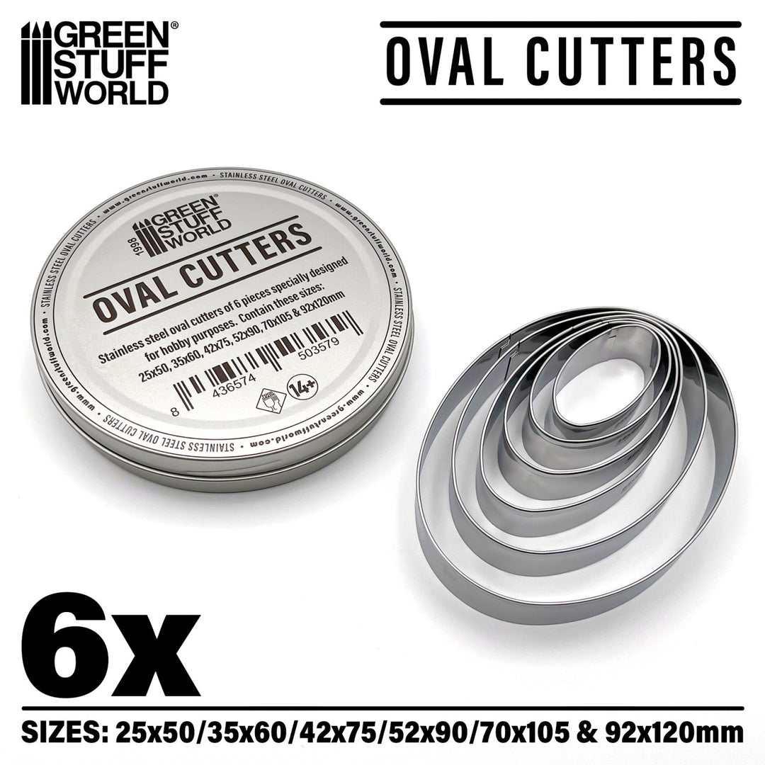 Oval Cutters for Bases (Green Stuff World)