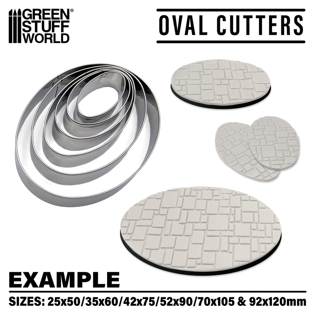 Oval Cutters for Bases (Green Stuff World)