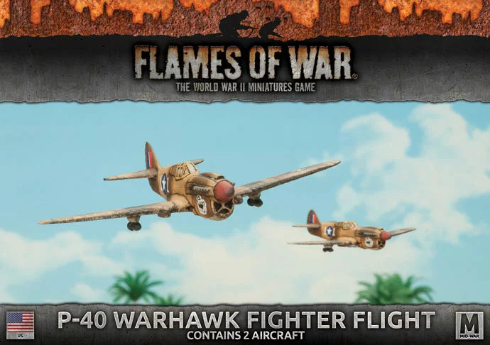 Flames of War: P-40 Warhawk Fighter Flight (UBX52)