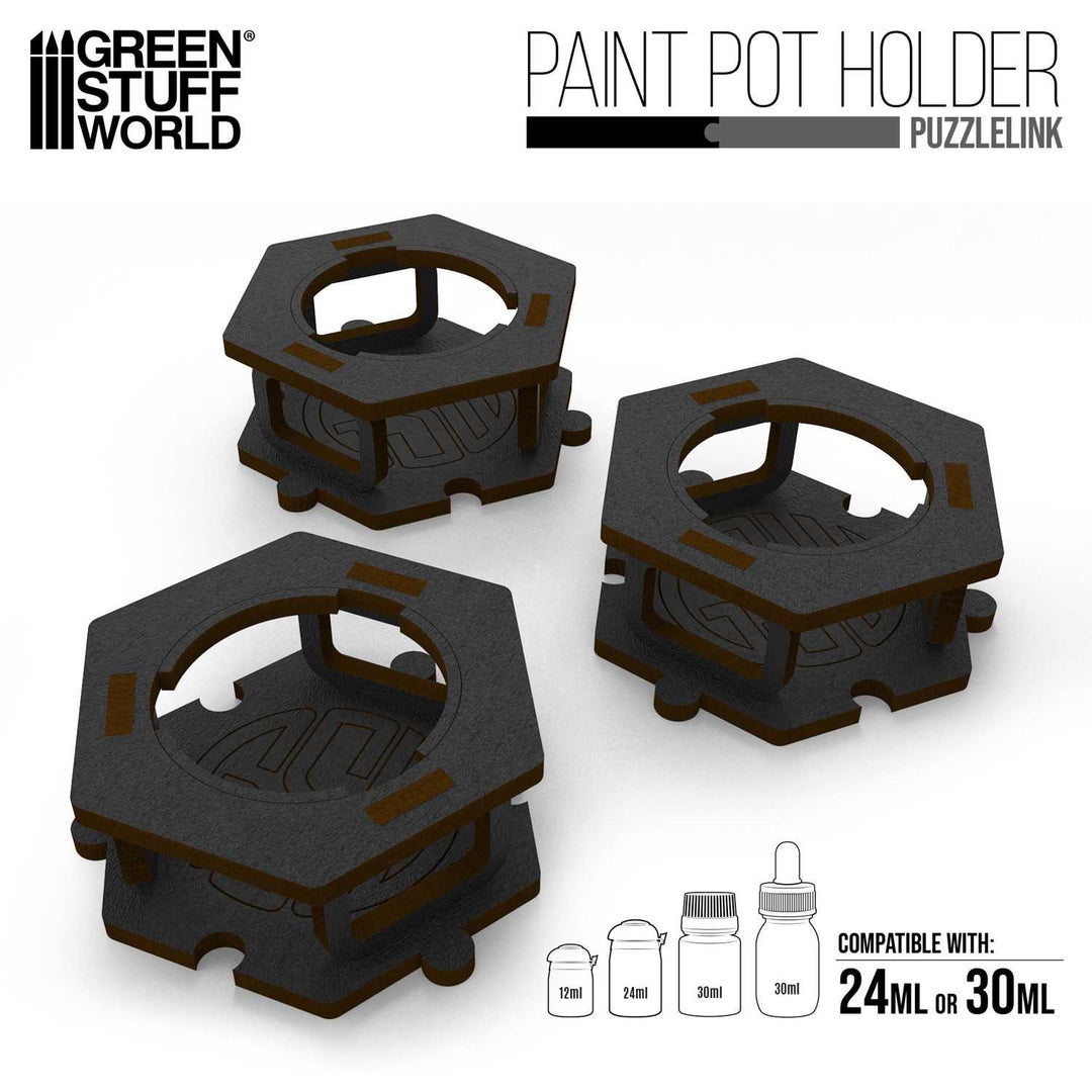 Paint Pot Holder x3 (Green Stuff World)