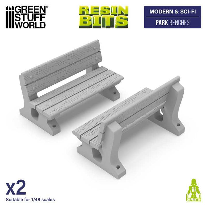 Park benches (Green Stuff World)