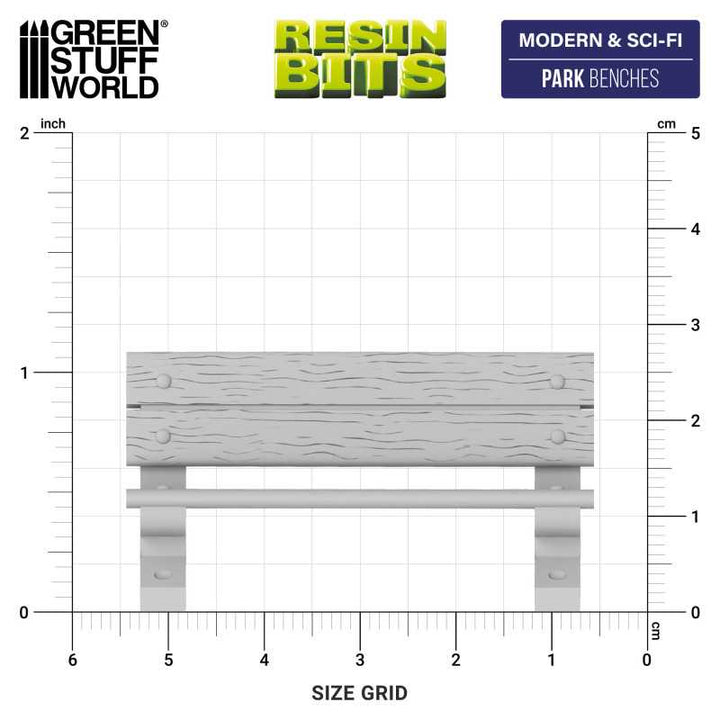 Park benches (Green Stuff World)