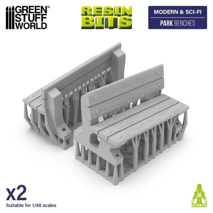 Park benches (Green Stuff World)