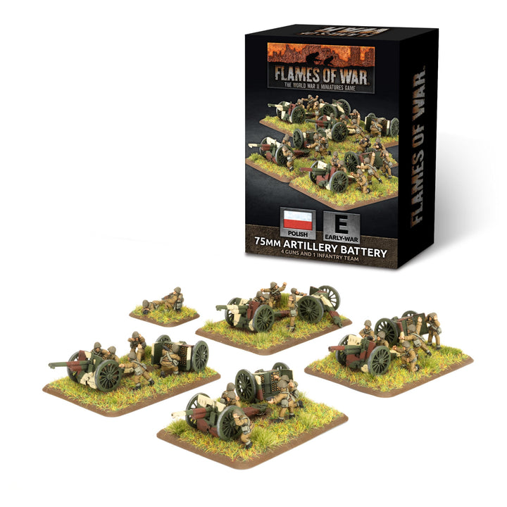 Flames of War: 75mm Artillery Battery (PBX13)