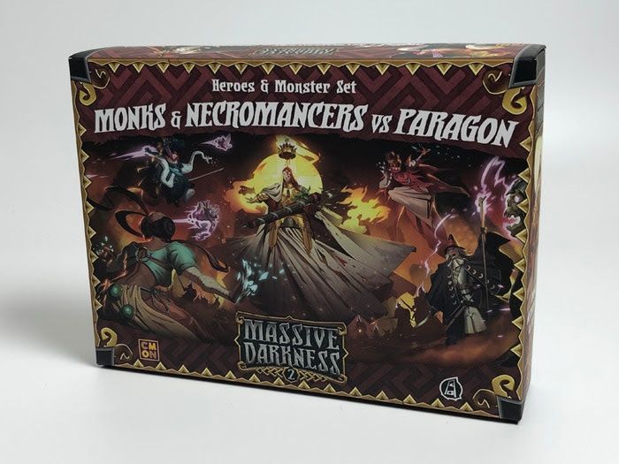 Massive Darkness 2: Heroes & Monster Set – Monks & Necromancers vs The Paragon