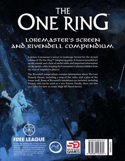 The One Ring (2nd Edition) - Loremaster's Screen