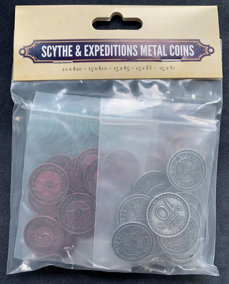 Scythe & Expeditions Metal Coins