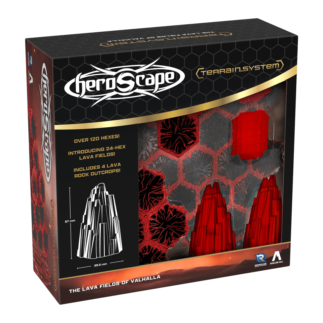 Heroscape: The Lava Fields of Valhalla Terrain Expansion