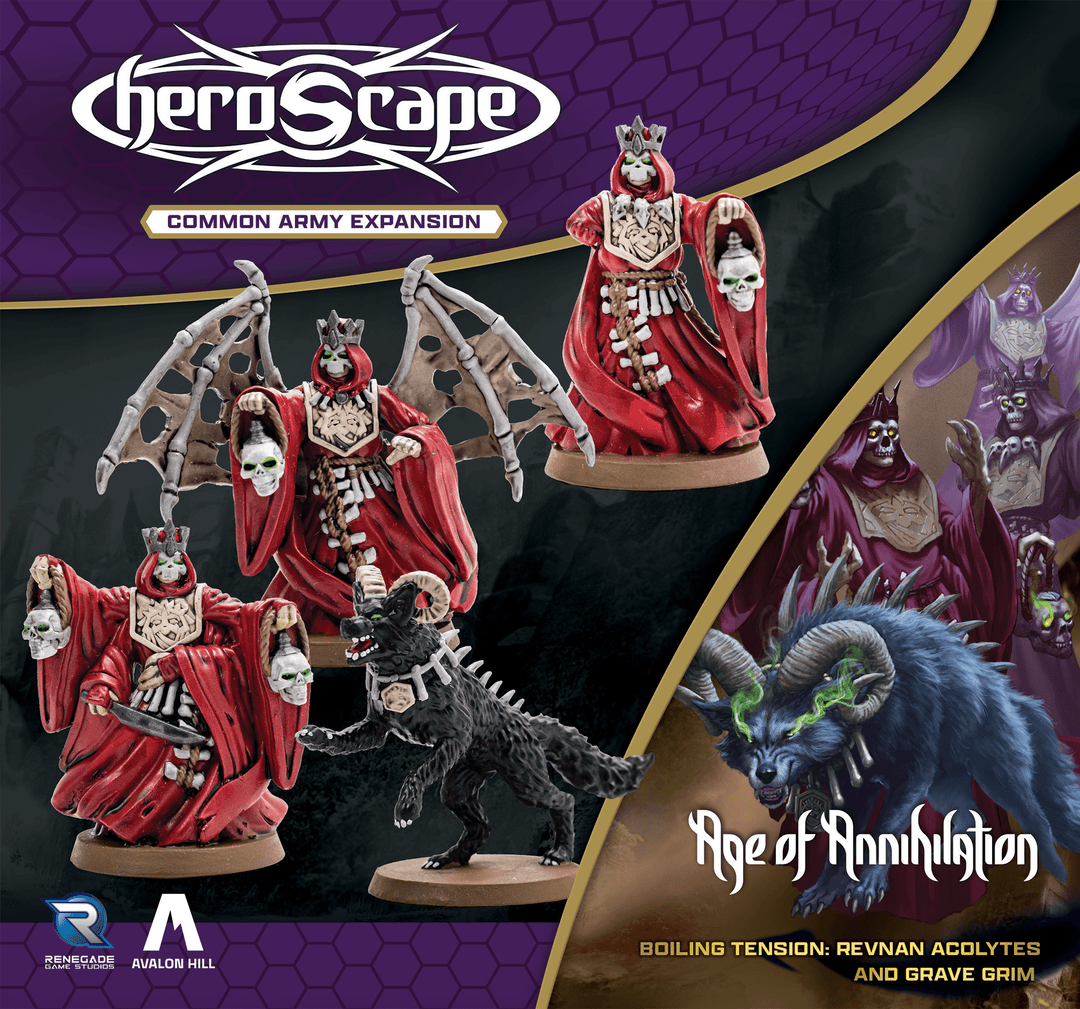 Heroscape: Revnan Acolytes & Grave Grim Common Army Expansion