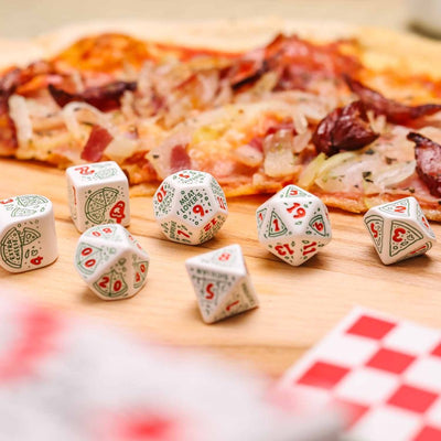 Pizza Dice Set: Pepperoni (Q-Workshop) (RPIZ02)