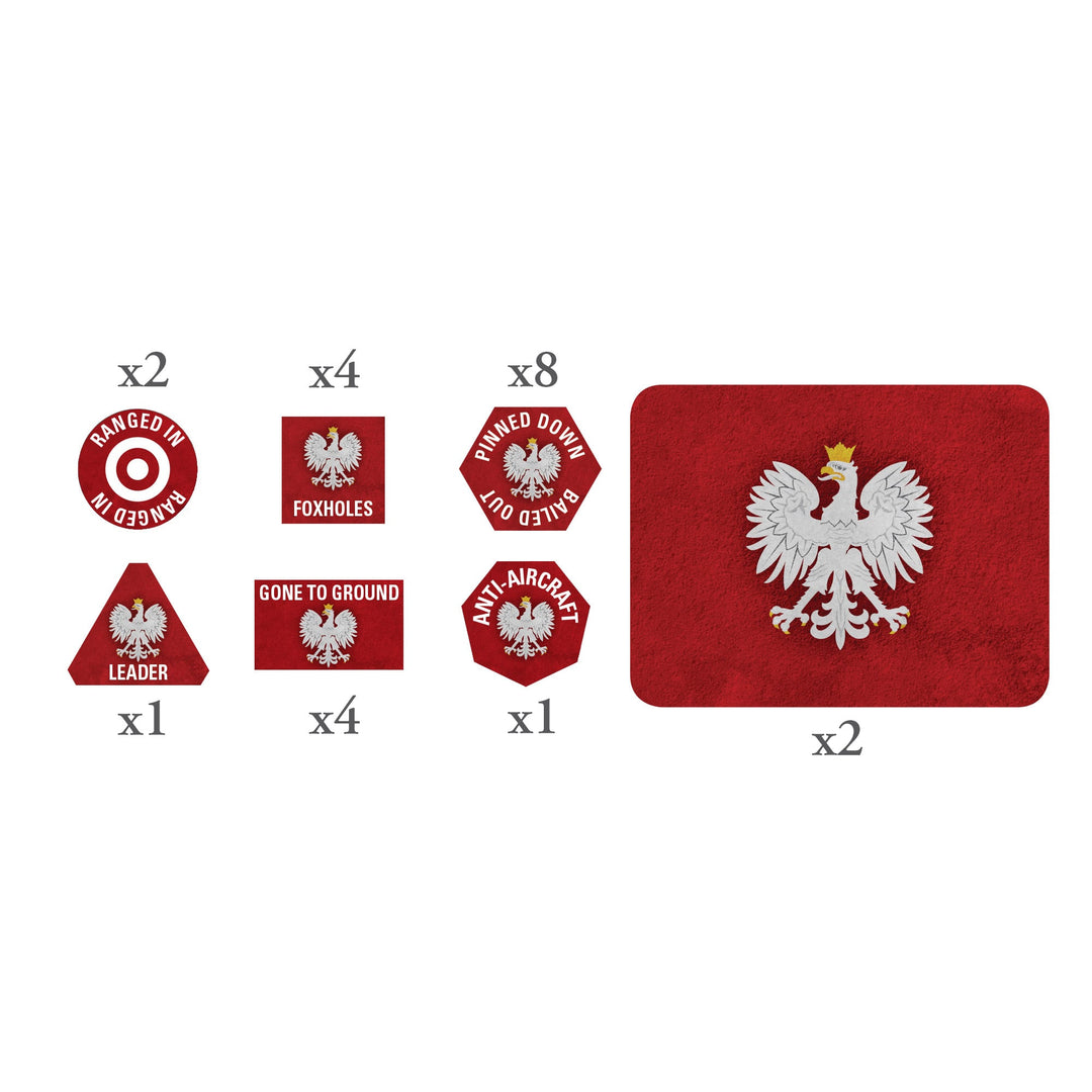 Flames of War: Polish Token & Objective Set (PL941)