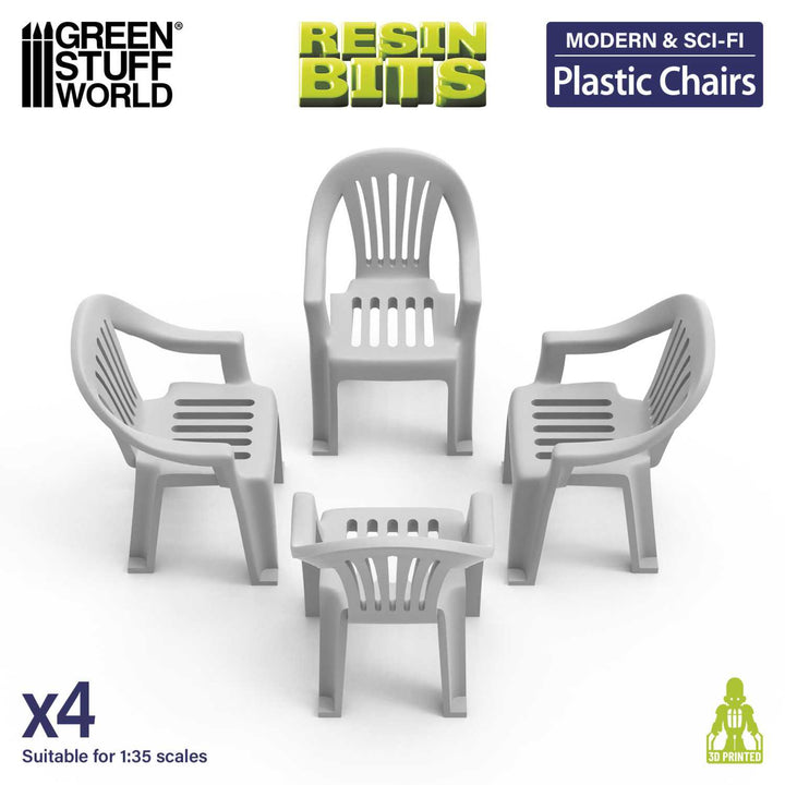 Plastic Chairs 1:35 (Green Stuff World)