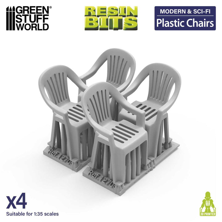 Plastic Chairs 1:35 (Green Stuff World)
