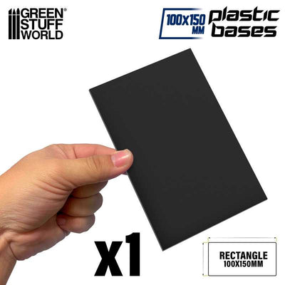 Plastic Rectangular Bases 100x150mm (Green Stuff World)