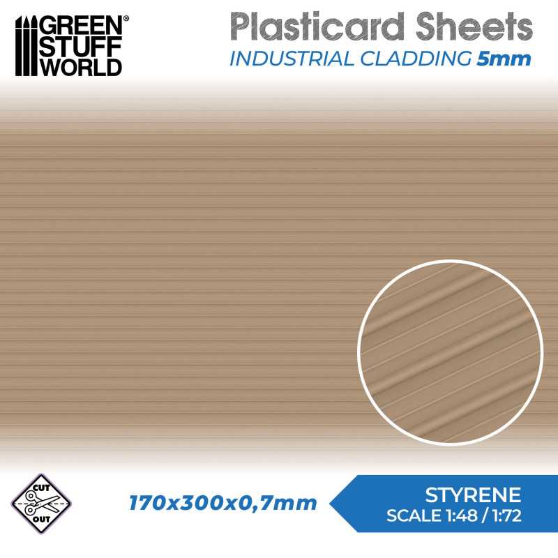 Plasticard - Industrial Cladding 5mm (Green Stuff World)