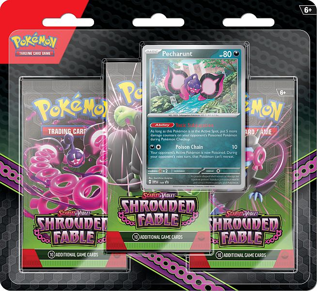 Pokemon TCG: SV6.5 Shrouded Fable - Booster 3-Pack